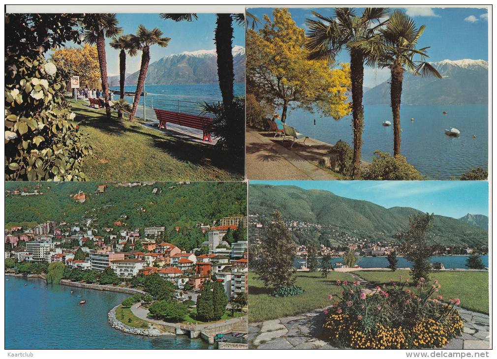 12 POSTCARDS: LOCARNO (Ticino) -  Suisse/Schweiz/Switzerland / CH - See 4 Scans - 5 - 99 Postales