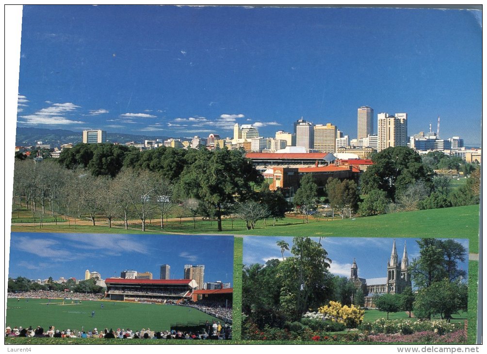 (781) Australia - SA - Adelaide And Oval Stadium + Cathedral - Adelaide