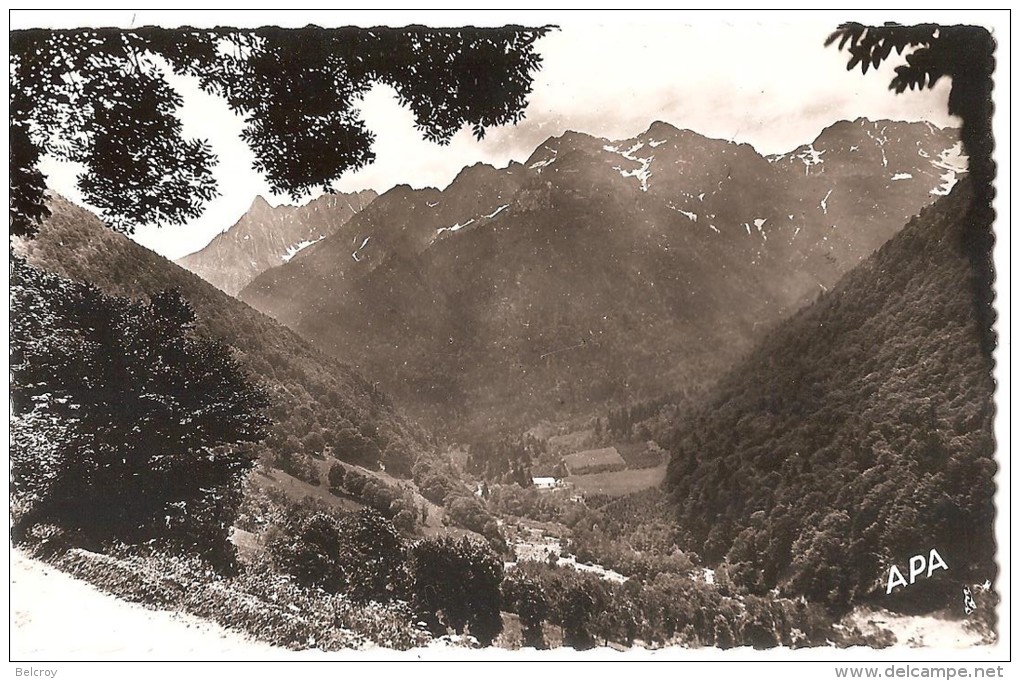 Dépt 31 - BAGNÈRES-DE-LUCHON - (environs) - Vallée De La Pique - Route De L'Hospice De France - (CPSM 8,8 X 13,9 Cm) - Luchon