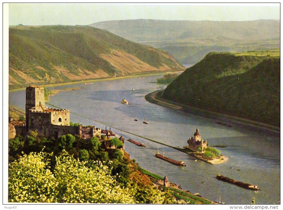 DER RHEIN - Bei Kaub - Burg Gutenfels Und Die Pfalz - Kaub