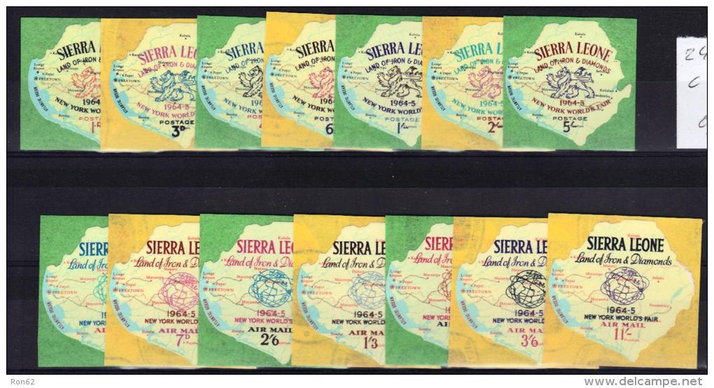 Sierra Leone Yvertnrs: 243/49 + Arienne 13/19 Postfris - Sierra Leone (1961-...)