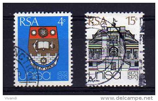 South Africa - 1973 - Centenary Of University Of South Africa (Part Set) - Used - Gebraucht