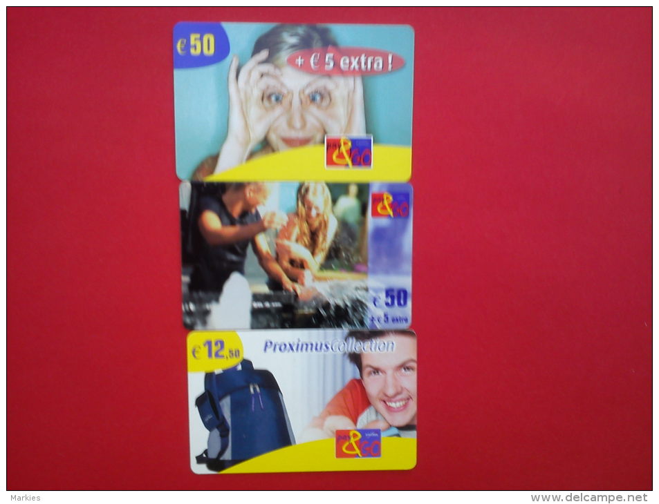 3 Cartes Pay & Go 2 Cards 50 Euro Rare - [2] Prepaid & Refill Cards