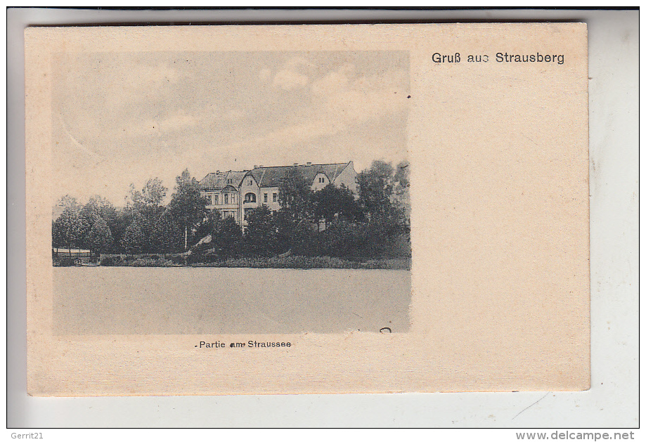 0-1260 STRAUSBERG, Partie Am Straussee, 1907 - Strausberg