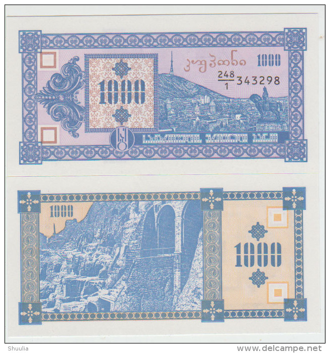 Georgia 1000 Laris 1993 Pick 30 UNC - Géorgie