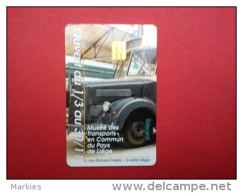 CP-P 173 Musée Des Transports Liege (Mint,Neuve)Tirage 550 EX Très Rare ! - With Chip