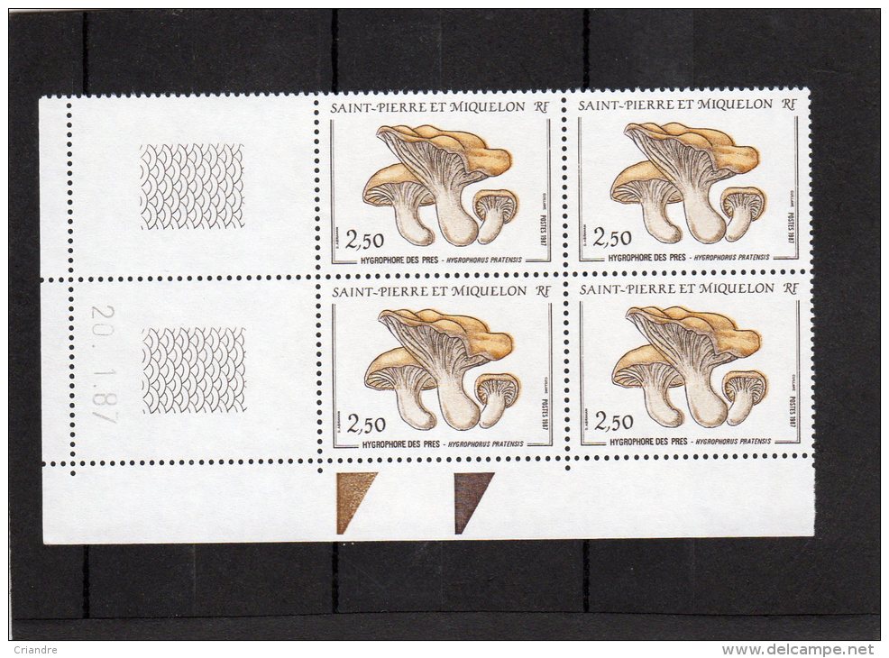 St Pierre Et Miquelon:Coin Daté Bloc De 4 TP N°475** - Unused Stamps