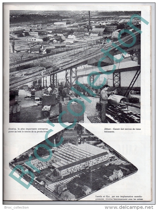 Montluçon, Bulletin Municipal N° 9, 4e Année (1963), Photos De Robert Parant, Panorama De L´économie Bourbonnaise Usines - Bourbonnais