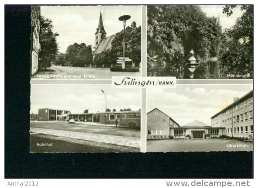 Sulingen Bei Diepholz Bassum MB Oberschule Bahnhof Lange Straße 21.2.1968 - Diepholz
