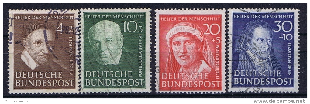 Bundespost Mi Nr 143 - 146  Used    1951 - Usati