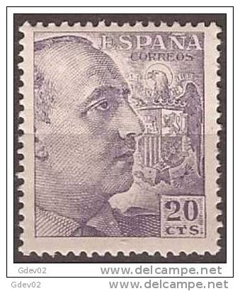 ES1047-LA847.España.S Pain Espagne CID Y GENERAL FRANCO 1949/53.(Ed 1047**) Sin Charnela LUJO. - Nuevos