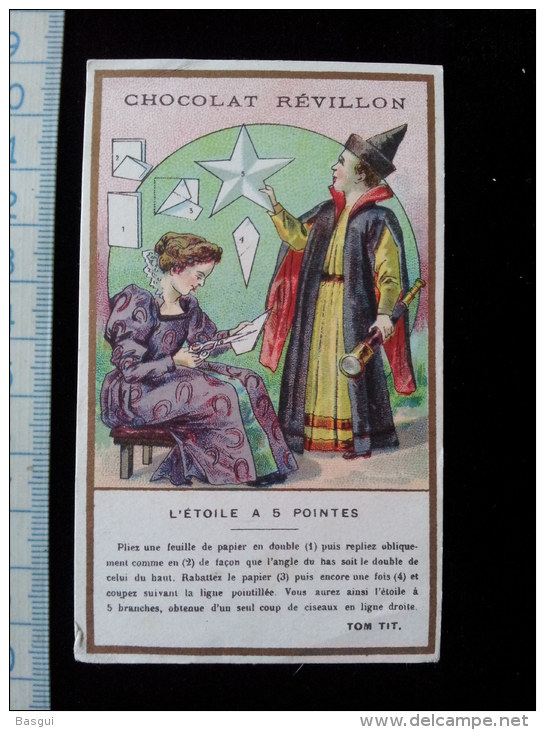 Chromo  Chocolat Revillon L'etoile A 5 Pointes - Revillon