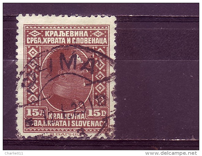 KING ALEXANDER-15 D-POSTMARK-RUMA-VOJVODINA-SERBIA-YUGOSLAVIA-1926 - Used Stamps