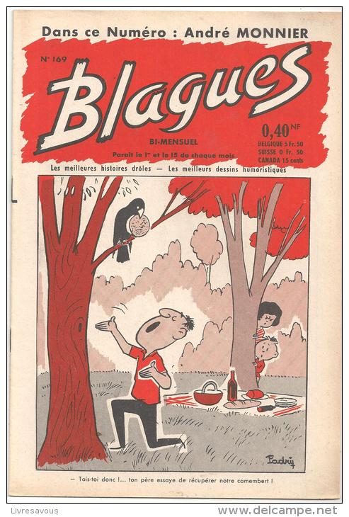 Blagues N°169 Bi-mensuel Du 1er Juin 1961 Dans Ce Numéro: André Monnier - Humour