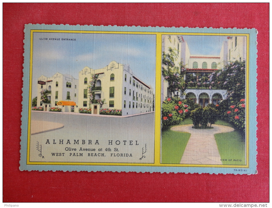 - Florida > West Palm Beach Alhambra Hotel Linen Not Mailed  Ref  1100 - West Palm Beach