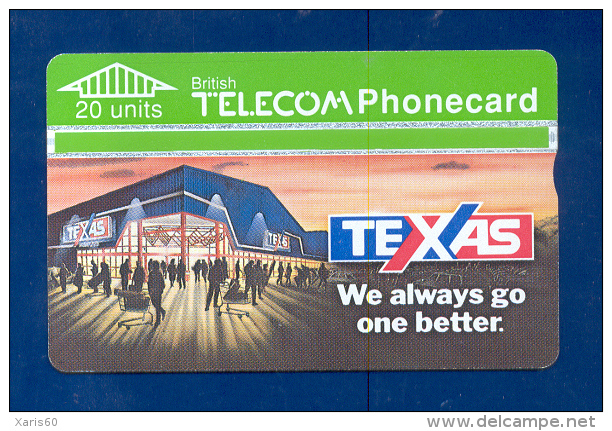 UNITED KINGDOM: BTA-015 "Texas Homecare" Unused - BT Edición Publicitaria