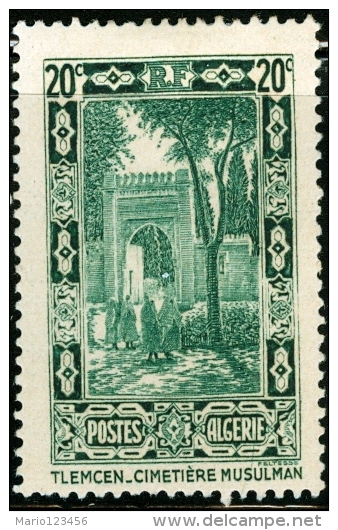 ALGERIA, COLONIA FRANCESE, FRENCH COLONY, MONUMENTI, TLEMCEN, 1936, FRANCOBOLLO NUOVO (MLH*), Scott 85 - Neufs