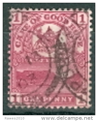 Cape Of Good Hope 1 Penny Gest. Tafelberg - Cape Of Good Hope (1853-1904)