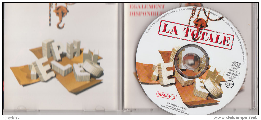 2x CD Téléphone - La Totale - Rock