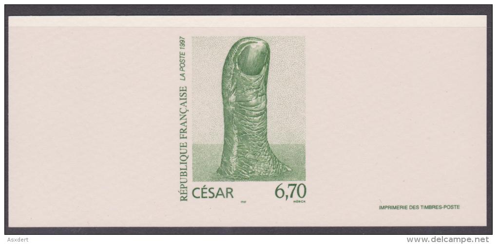 France 3104 - Cesar - Le Pouce - Gravure Officielle 1997 Gravures - Documents Of Postal Services