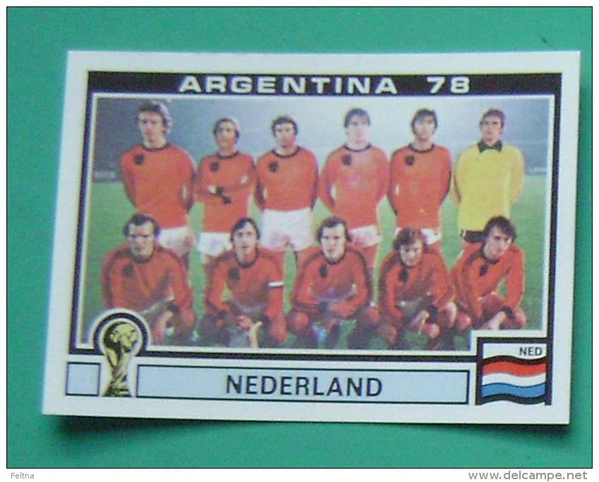 TEAM NETHERLANDS ARGENTINA 1978 #118 PANINI FIFA WORLD CUP STORY STICKER SOCCER FUSSBALL FOOTBALL - Edición  Inglesa