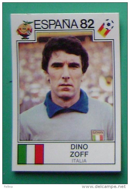 DINO ZOFF ITALY SPAIN 1982 #127 PANINI FIFA WORLD CUP STORY STICKER SOCCER FUSSBALL FOOTBALL - Edición  Inglesa