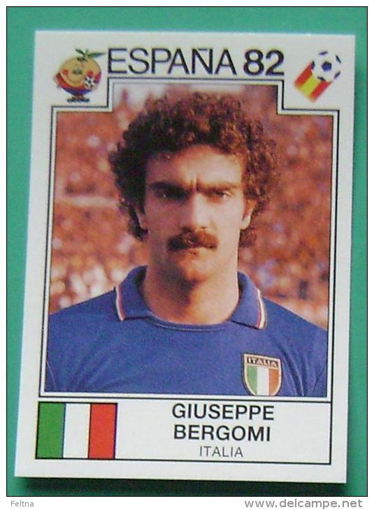 GIUSEPPE BERGOMI ITALY SPAIN 1982 #131 PANINI FIFA WORLD CUP STORY STICKER SOCCER FUSSBALL FOOTBALL - Edition Anglaise