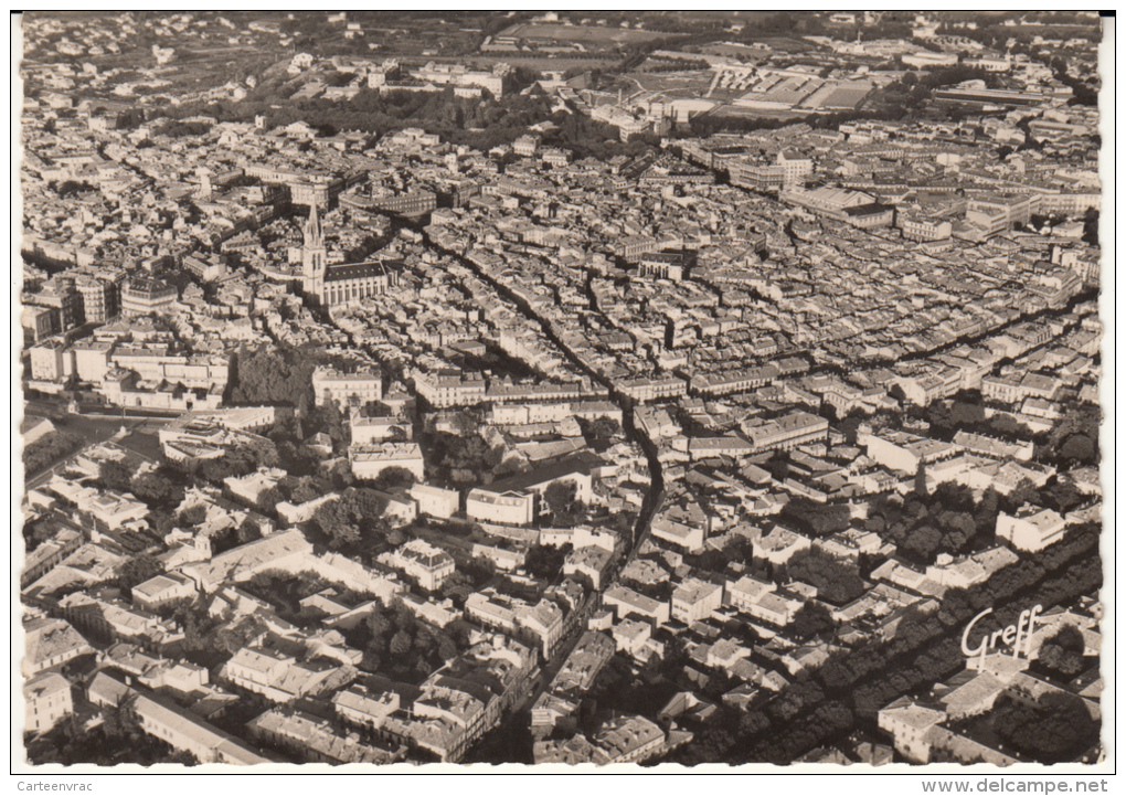 1882 Montpellier Vue Aérienne De La Ville - Montpellier