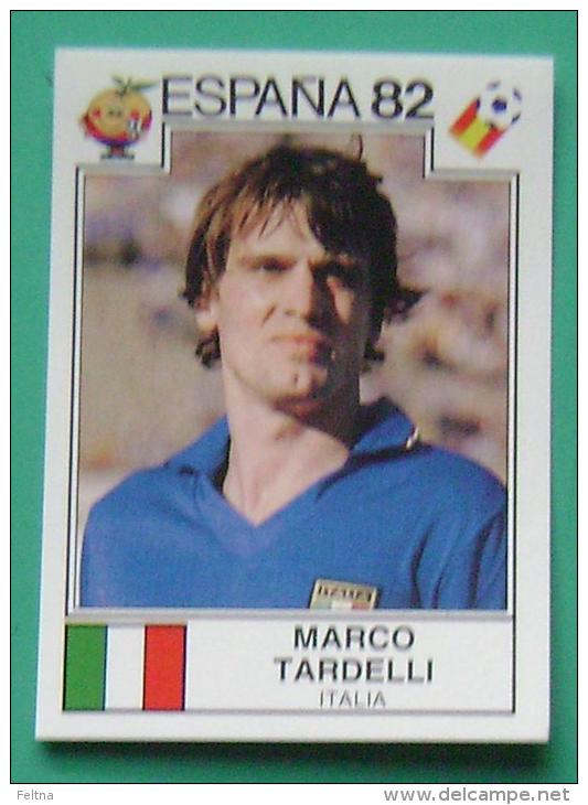 MARCO TARDELLI ITALY SPAIN 1982 #137 PANINI FIFA WORLD CUP STORY STICKER SOCCER FUSSBALL FOOTBALL - Edizione Inglese