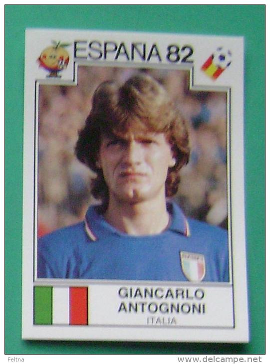 GIANCARLO ANTOGNONI ITALY SPAIN 1982 #138 PANINI FIFA WORLD CUP STORY STICKER SOCCER FUSSBALL FOOTBALL - Edición  Inglesa