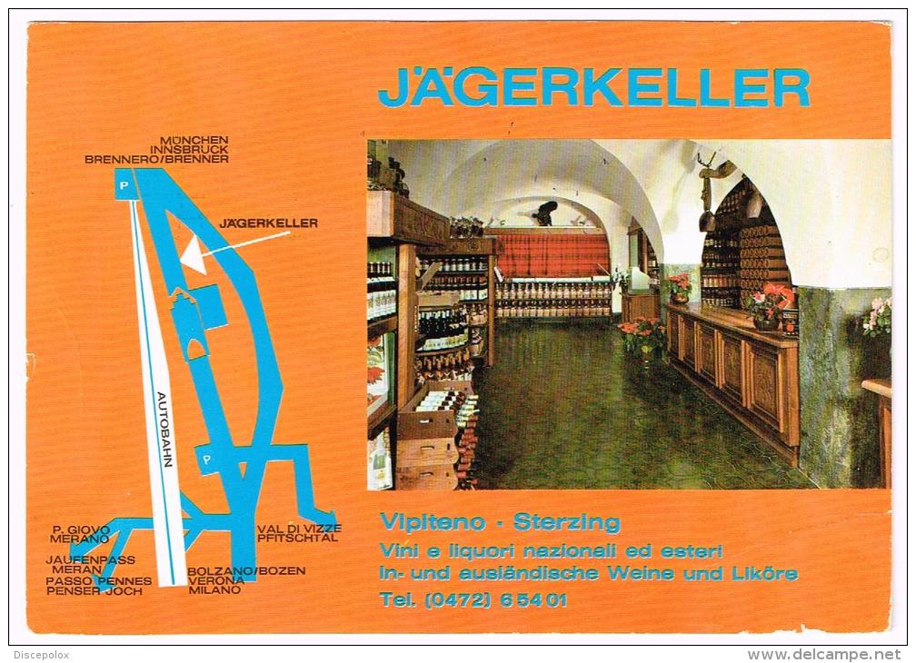 M255 Vipiteno Sterzing (Bolzano) - Jagerkeller - Bar Taverna Weinstube Taverne / Viaggiata 1972 - Vipiteno