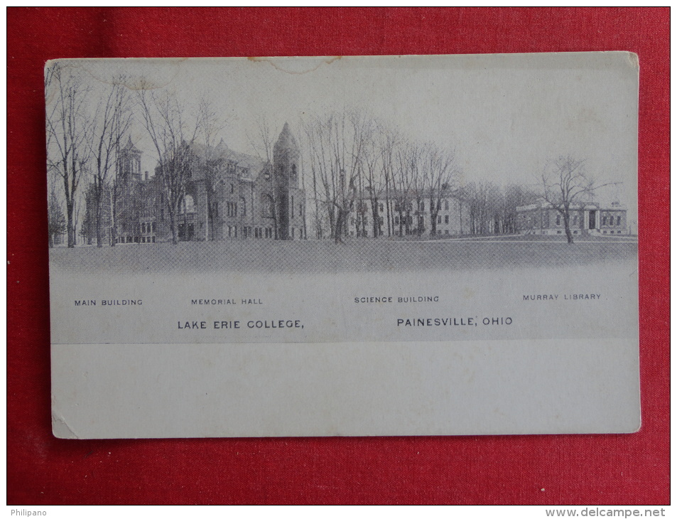 Painesville,OH--Lake Erie College--not Mailed--PJ 294 - Other & Unclassified