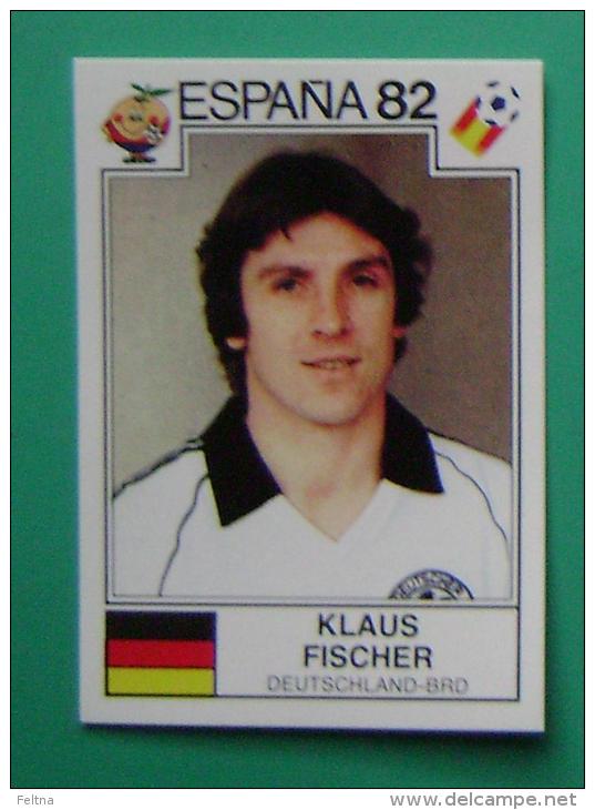 KLAUS FISCHER GERMANY SPAIN 1982 #157 PANINI FIFA WORLD CUP STORY STICKER SOCCER FUSSBALL FOOTBALL - Englische Ausgabe