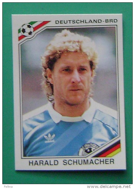 HARALD SCHUMACHER GERMANY MEXICO 1986 #178 PANINI FIFA WORLD CUP STORY STICKER SOCCER FUSSBALL FOOTBALL - Edición  Inglesa