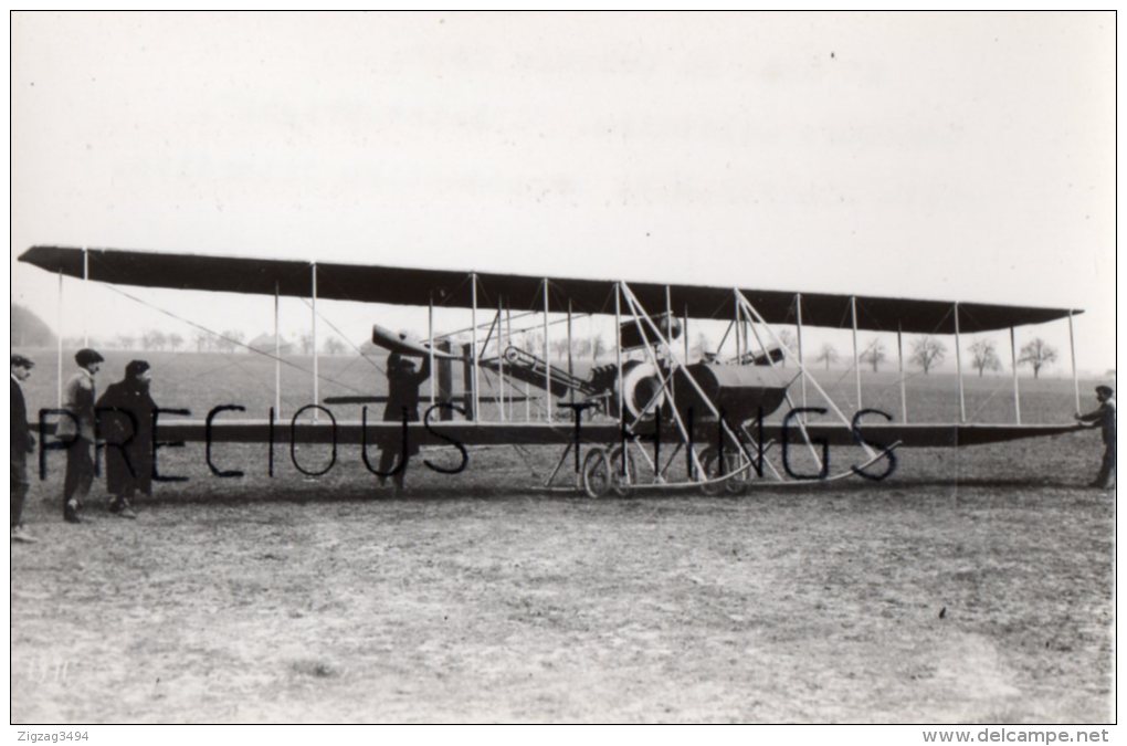 AVIATION PHOTO.14X9 CMS. CONCOURS MILITAIRE L ASTRA WRIGHT EN OCTOBRE 1911 AVEC PILOTE   .SAFARA .TEXTE AU DOS - ....-1914: Voorlopers