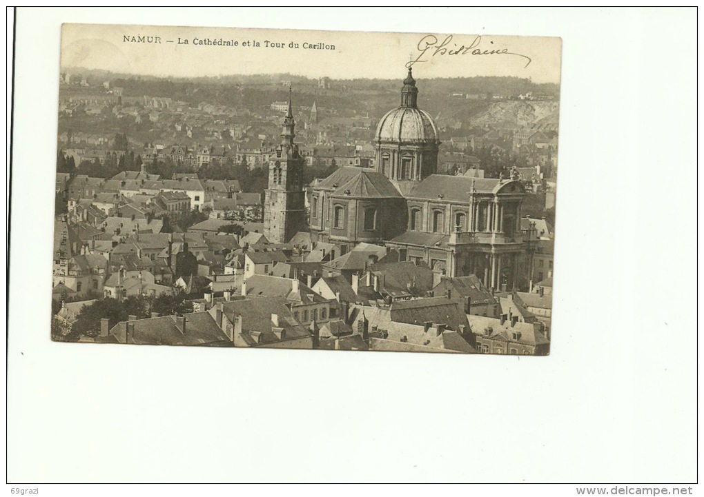 Namur La Cathédrale Et La Tour Du Carillon - Namur