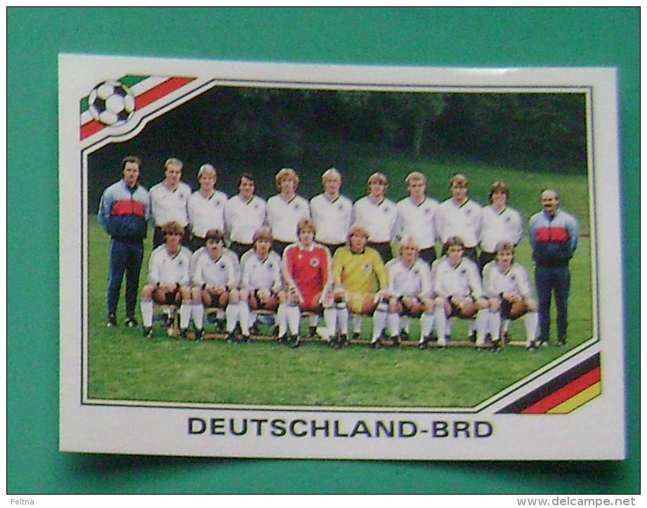 TEAM WEST GERMANY MEXICO 1986 #186 PANINI FIFA WORLD CUP STORY STICKER SOCCER FUSSBALL FOOTBALL - Edizione Inglese