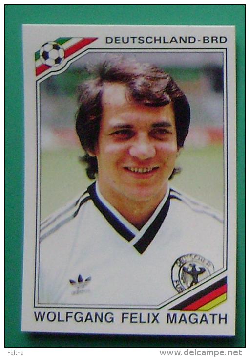 WOLFGANG FELIX MAGATH GERMANY MEXICO 1986 #189 PANINI FIFA WORLD CUP STORY STICKER SOCCER FUSSBALL FOOTBALL - Edition Anglaise