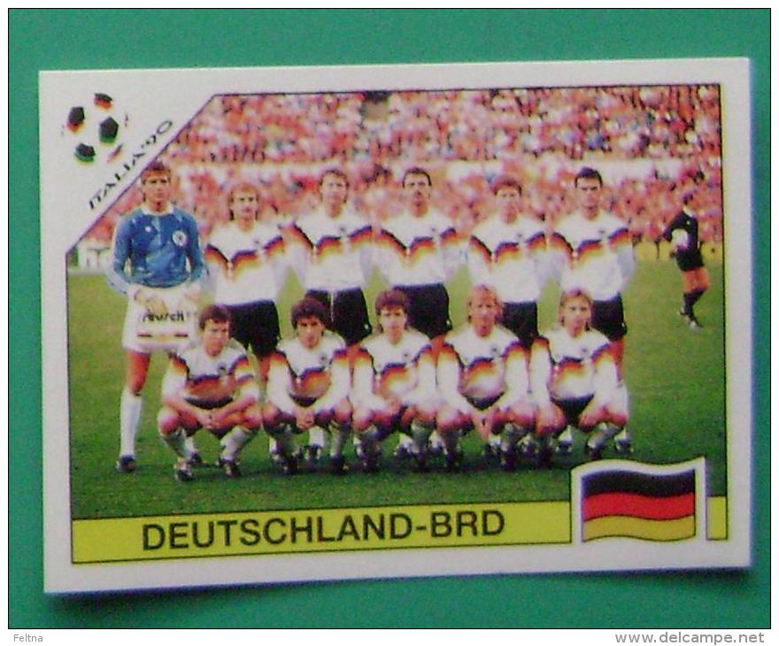 TEAM WEST GERMANY ITALY 1990 #203 PANINI FIFA WORLD CUP STORY STICKER SOCCER FUSSBALL FOOTBALL - Englische Ausgabe