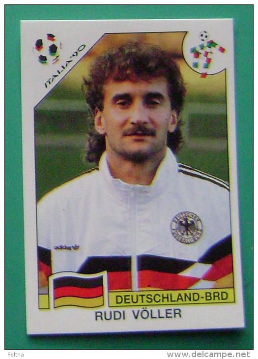 RUDI VOLLER GERMANY ITALY 1990 #209 PANINI FIFA WORLD CUP STORY STICKER SOCCER FUSSBALL FOOTBALL - English Edition