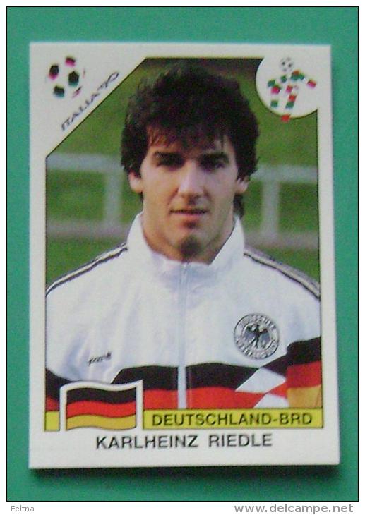 KARLHEINZ RIEDLE GERMANY ITALY 1990 #211 PANINI FIFA WORLD CUP STORY STICKER SOCCER FUSSBALL FOOTBALL - English Edition