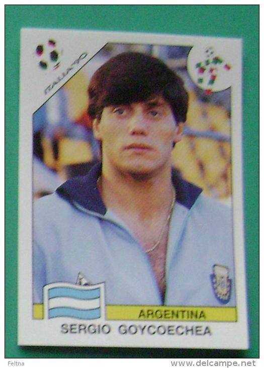 SERGIO GOYCOECHEA ARGENTINA ITALY 1990 #212 PANINI FIFA WORLD CUP STORY STICKER SOCCER FUSSBALL FOOTBALL - Engelse Uitgave
