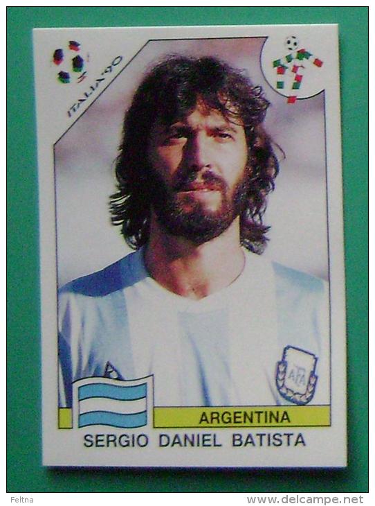 SERGIO DANIEL BATISTA ARGENTINA ITALY 1990 #219 PANINI FIFA WORLD CUP STORY STICKER SOCCER FUSSBALL FOOTBALL - Edizione Inglese