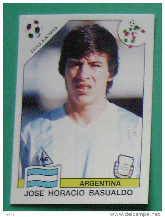 JOSE HORACIO BASUALDO ARGENTINA ITALY 1990 #222 PANINI FIFA WORLD CUP STORY STICKER SOCCER FUSSBALL FOOTBALL - Engelse Uitgave