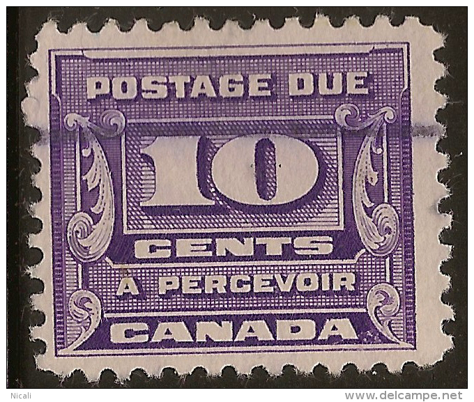 CANADA 1933 10c Postage Due SG D17 U ZM518 - Port Dû (Taxe)