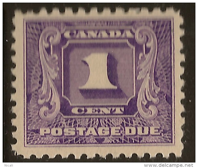 CANADA 1930 1c Postage Due SG D9 UNHM ZM511 - Postage Due