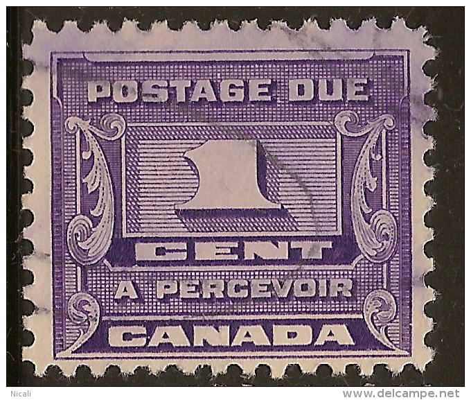 CANADA 1933 1c Postage Due SG D14 U ZM516 - Port Dû (Taxe)