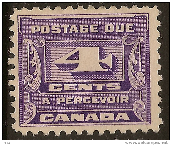 CANADA 1933 4c Postage Due SG D16 U ZM517 - Postage Due