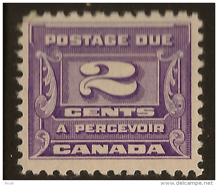 CANADA 1933 2c Postage Due SG D15 HM ZM521 - Port Dû (Taxe)