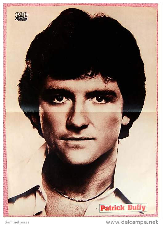 Kleines Musik-Poster  -  Gruppe Nazareth  -  Rückseite : Patrick Duffy  -  Von Pop Rocky Ca. 1982 - Posters